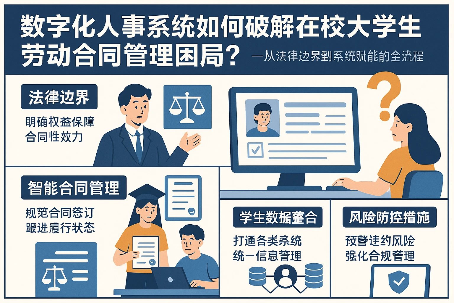 数字化人事系统如何破解在校大学生劳动合同管理困局？——从法律边界到系统赋能的全流程解决方案