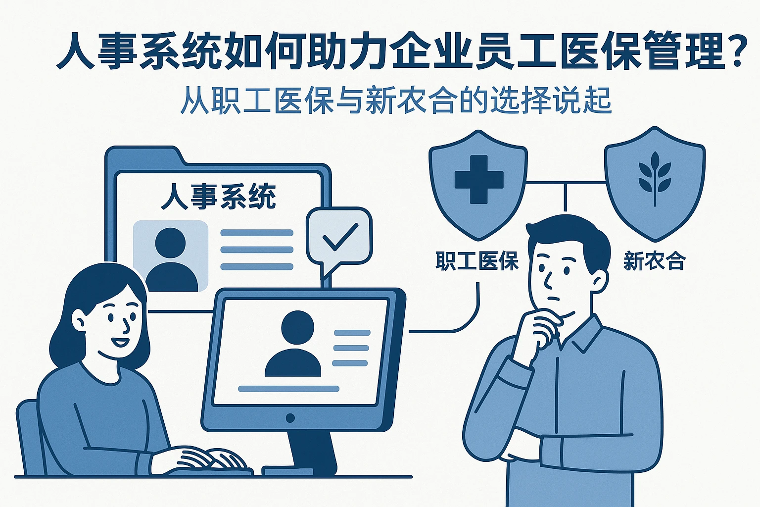 人事系统如何助力企业员工医保管理？从职工医保与新农合的选择说起