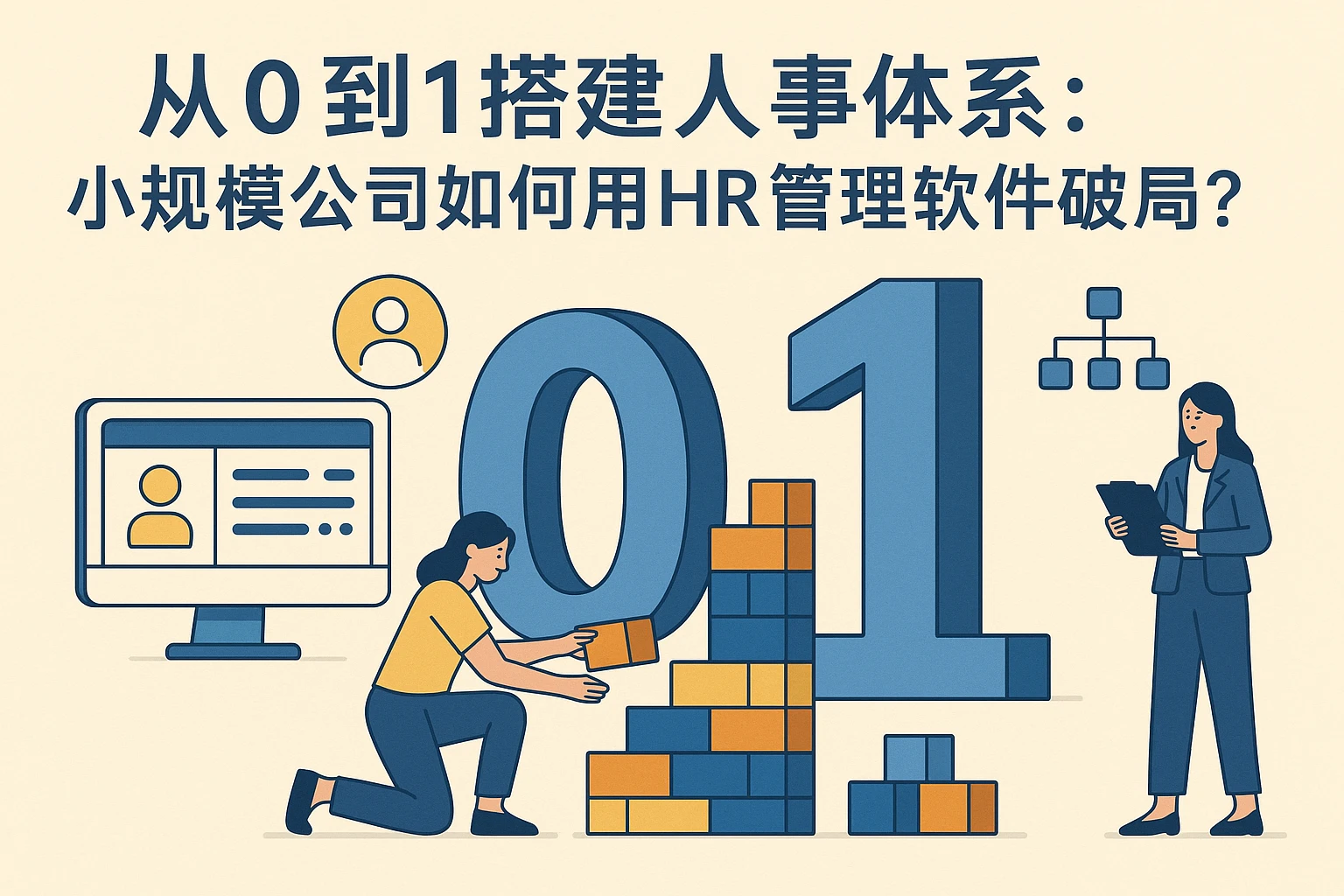 从0到1搭建人事体系：小规模公司如何用HR管理软件破局？
