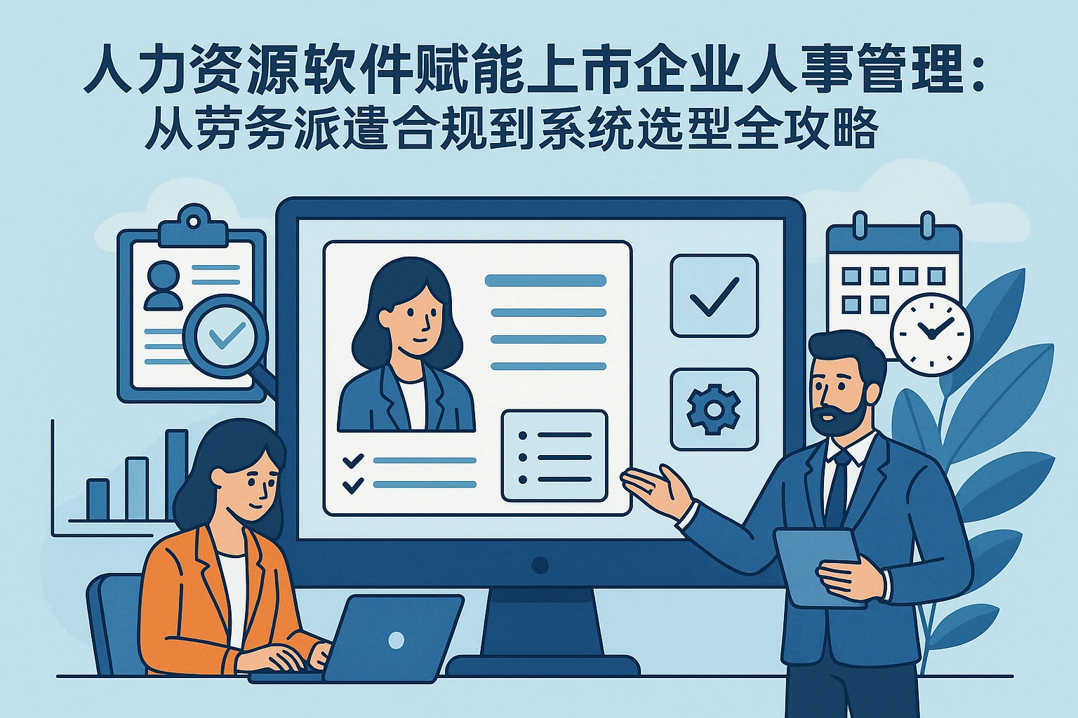 人力资源软件赋能上市企业人事管理：从劳务派遣合规到系统选型全攻略