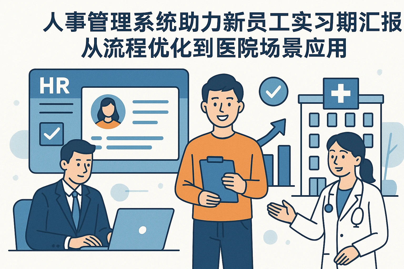 人事管理系统助力新员工实习期汇报：从流程优化到医院场景应用