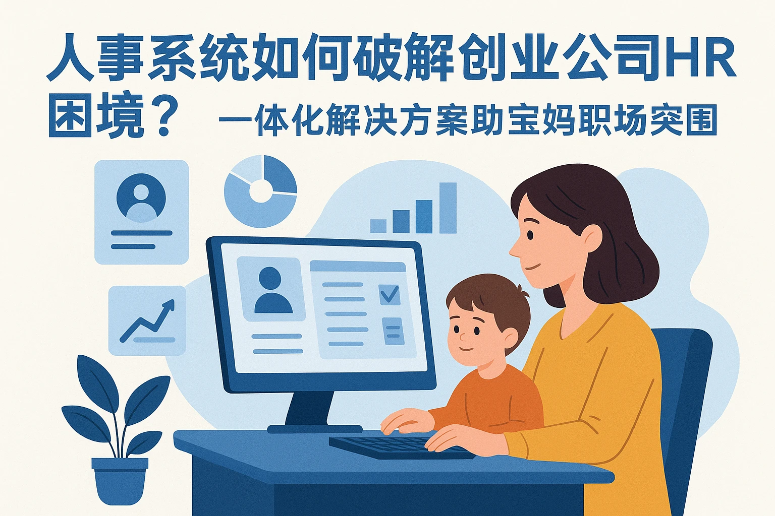 人事系统如何破解创业公司HR困境？一体化解决方案助宝妈职场突围