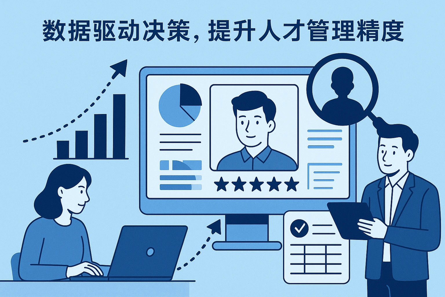 2. 数据驱动决策，提升人才管理精度