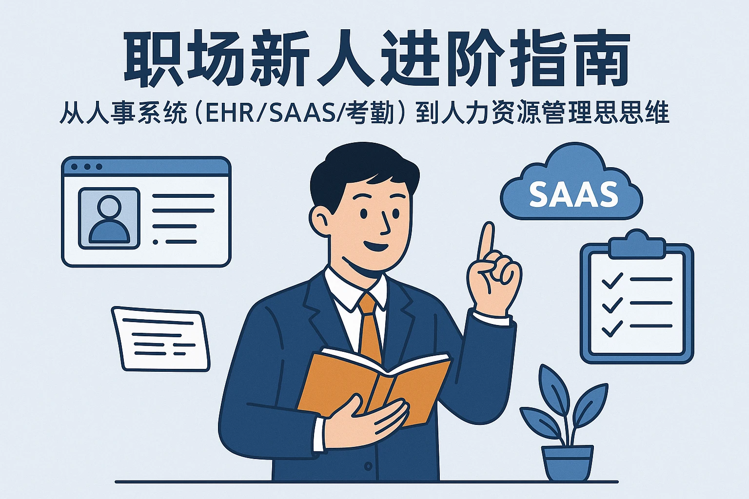 职场新人进阶指南：从人事系统（EHR/SAAS/考勤）到人力资源管理思维