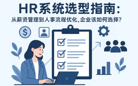 HR系统选型指南：从薪资管理到人事流程优化，企业该如何选择？
