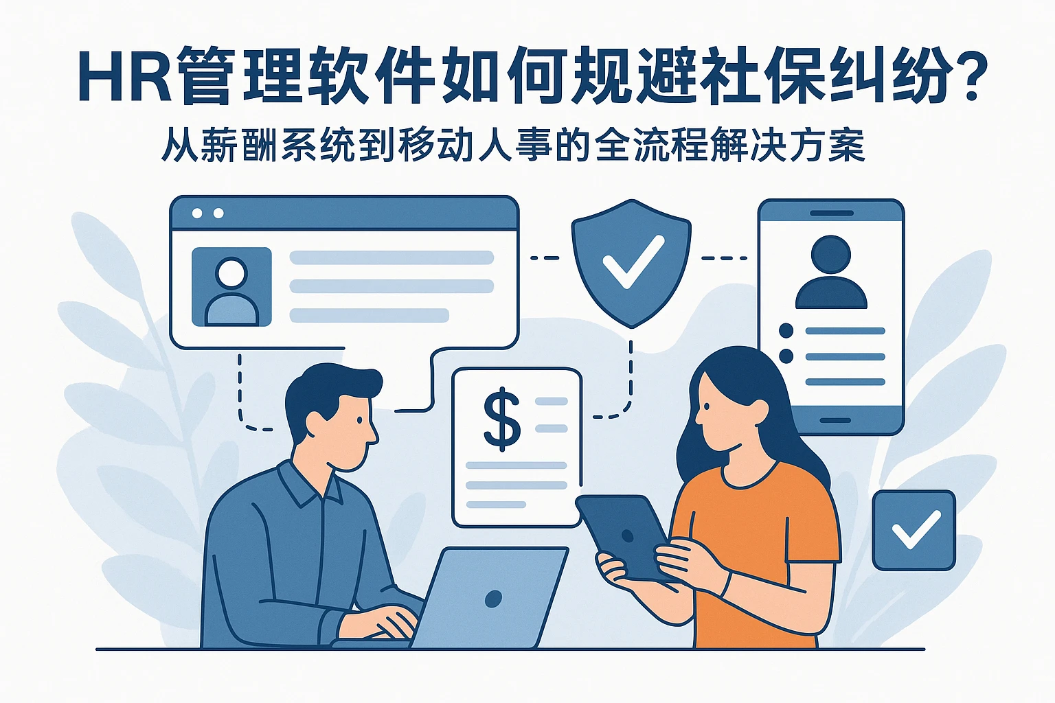 HR管理软件如何规避社保纠纷？从薪酬系统到移动人事的全流程解决方案