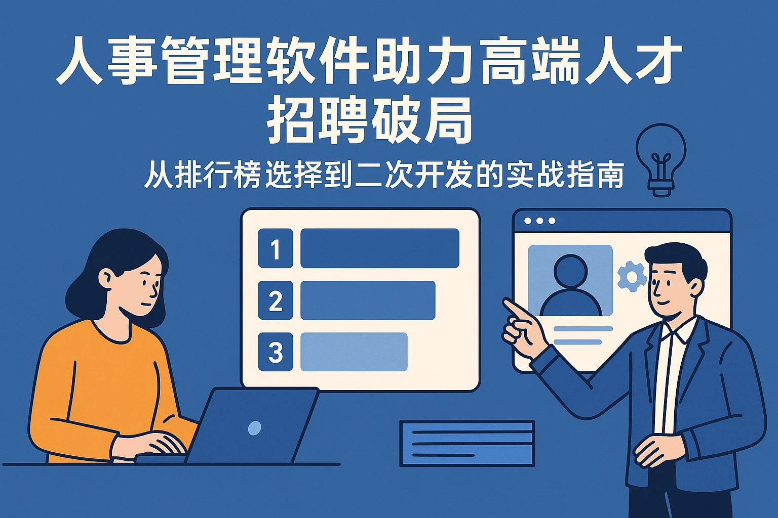 人事管理软件助力高端人才招聘破局：从排行榜选择到二次开发的实战指南