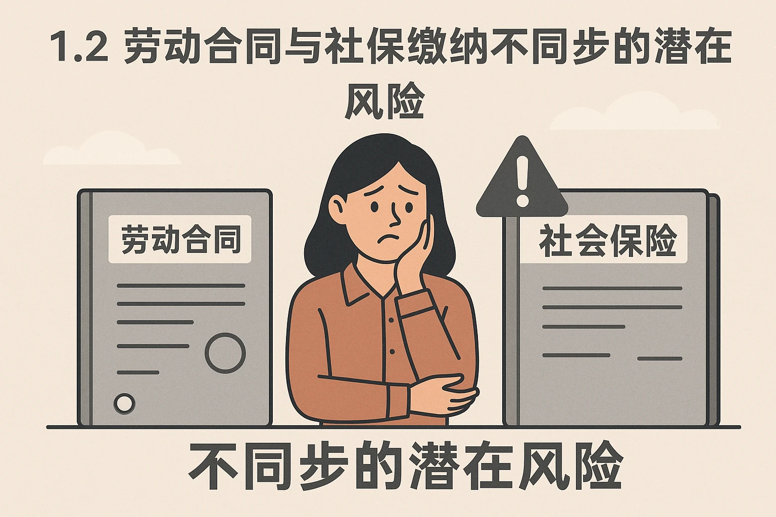 1.2 劳动合同与社保缴纳不同步的潜在风险