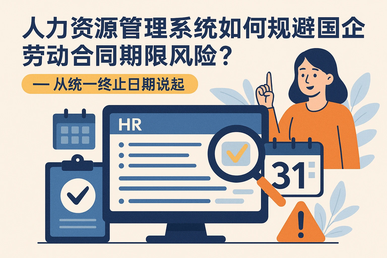 人力资源管理系统如何规避国企劳动合同期限风险？——从统一终止日期说起