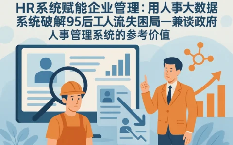 HR系统赋能企业管理：用人事大数据系统破解95后工人流失困局——兼谈政府人事管理系统的参考价值