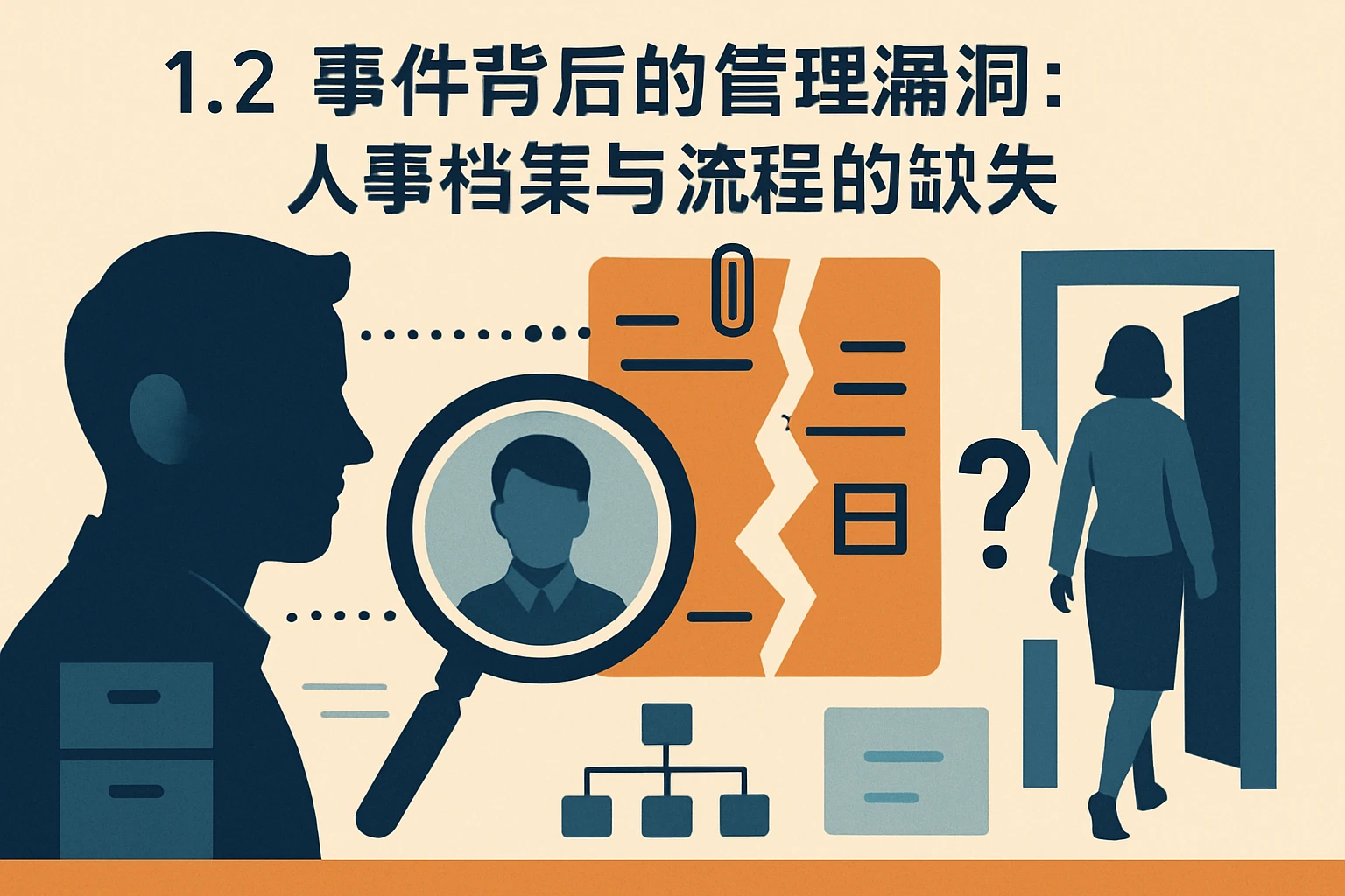 1.2 事件背后的管理漏洞：人事档案与流程的缺失