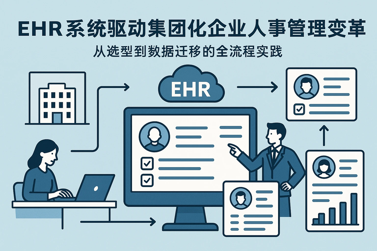 EHR系统驱动集团化企业人事管理变革：从选型到数据迁移的全流程实践