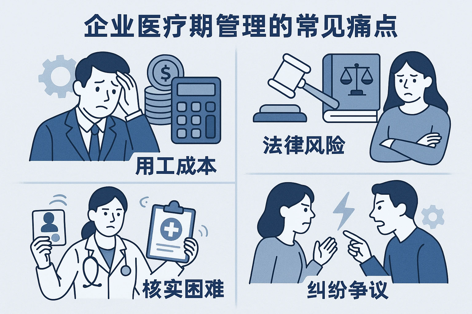 2. 企业医疗期管理的常见痛点