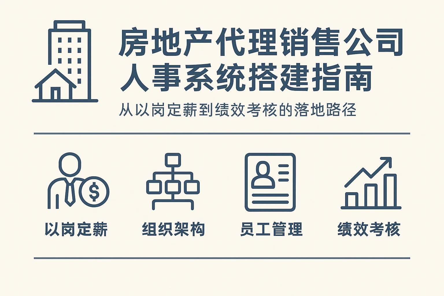 房地产代理销售公司人事系统搭建指南：从以岗定薪到绩效考核的落地路径