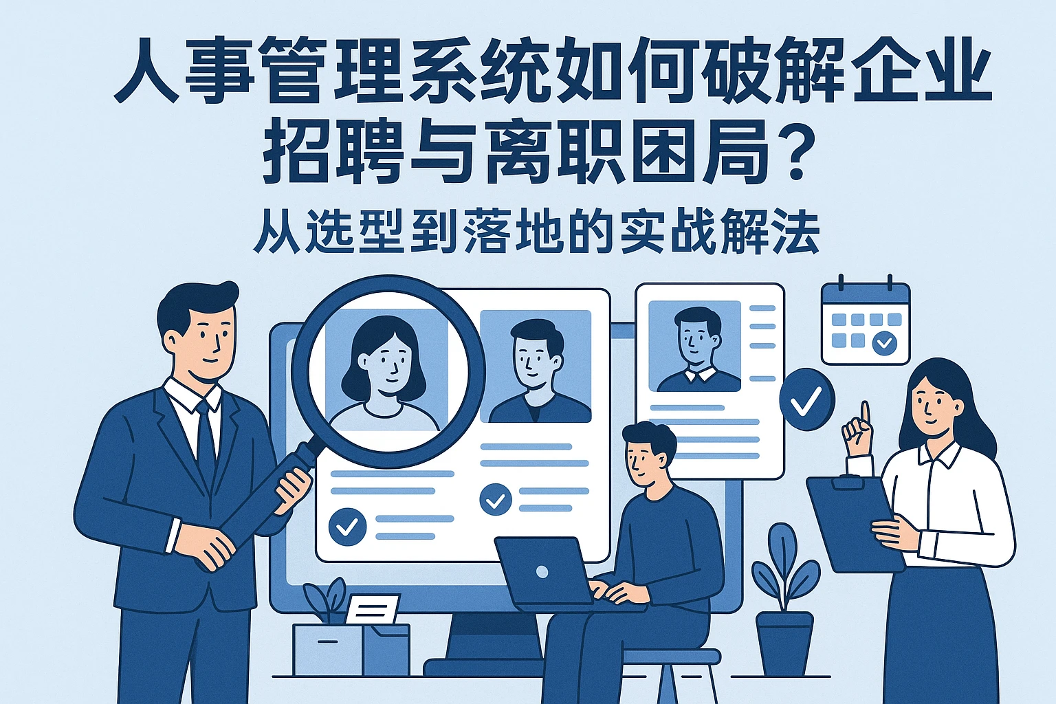 人事管理系统如何破解企业招聘与离职困局？从选型到落地的实战解法