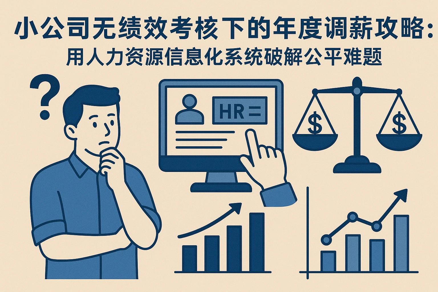 小公司无绩效考核下的年度调薪攻略：用人力资源信息化系统破解公平难题