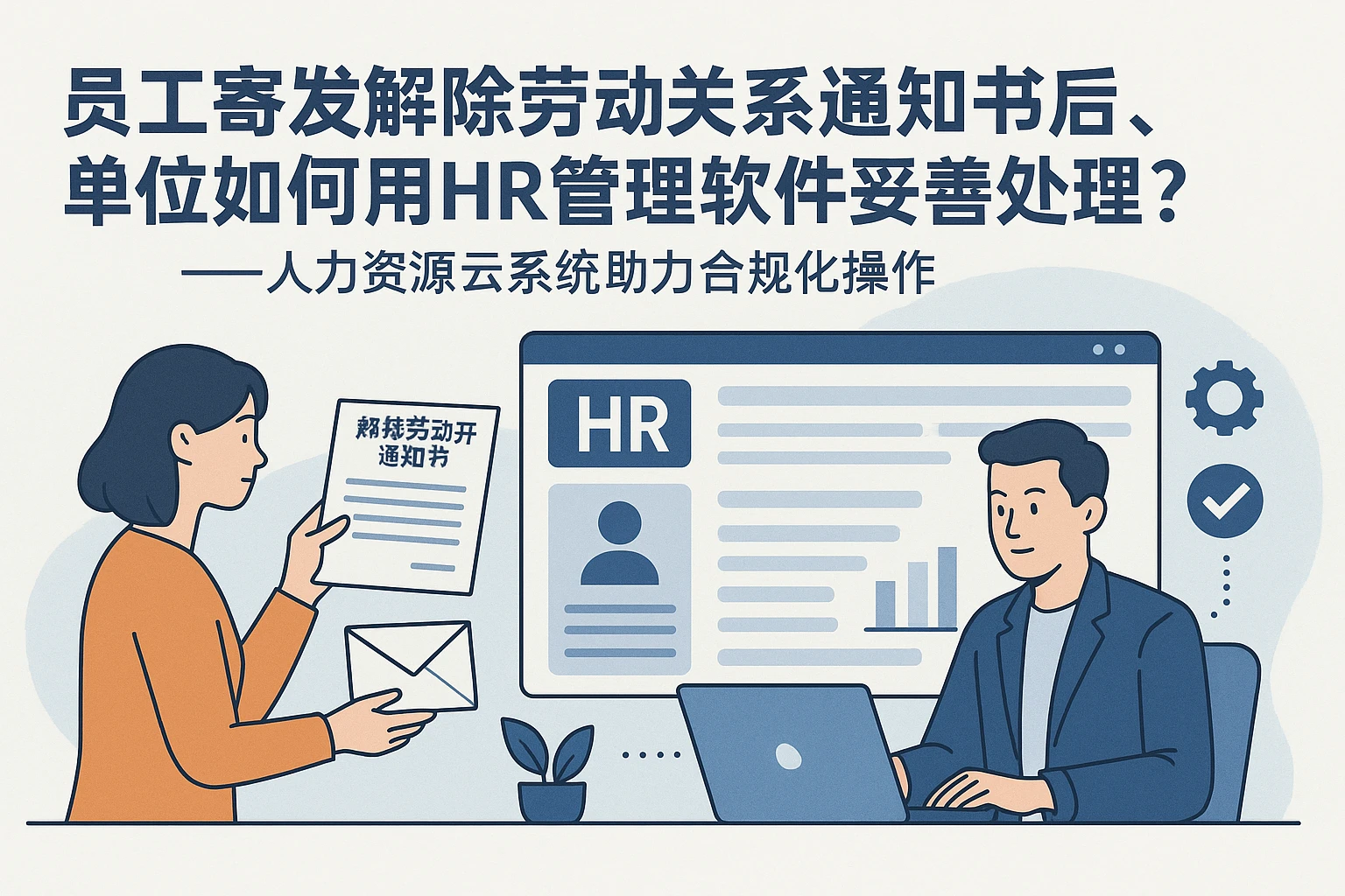 员工寄发解除劳动关系通知书后，单位如何用HR管理软件妥善处理？——人力资源云系统助力合规化操作