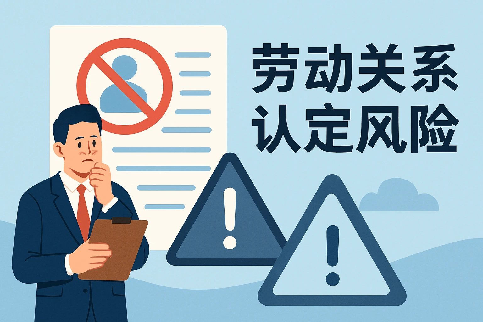 1. 劳动关系认定风险