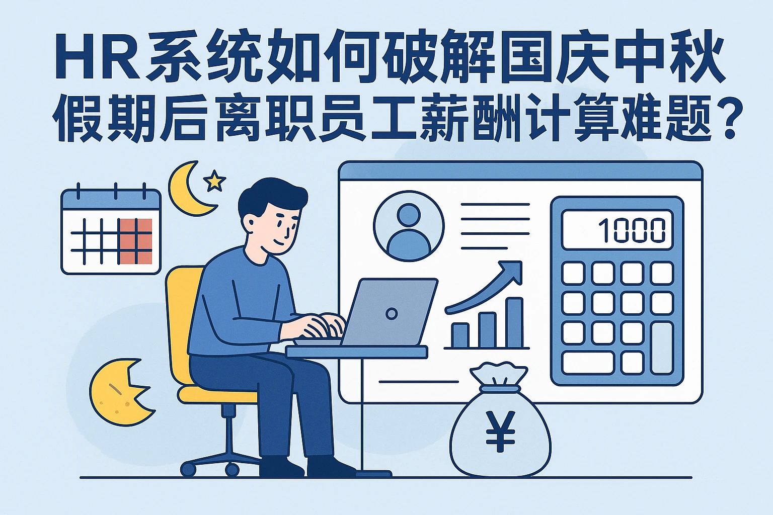 人力资源系统如何破解国庆中秋假期后离职员工薪酬计算难题？
