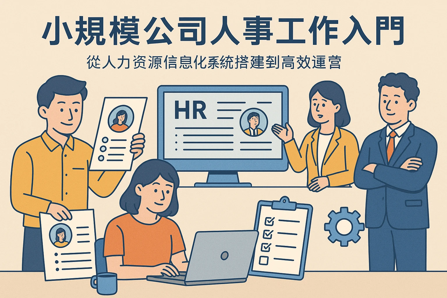小规模公司人事工作入门指南：从人力资源信息化系统搭建到高效运营