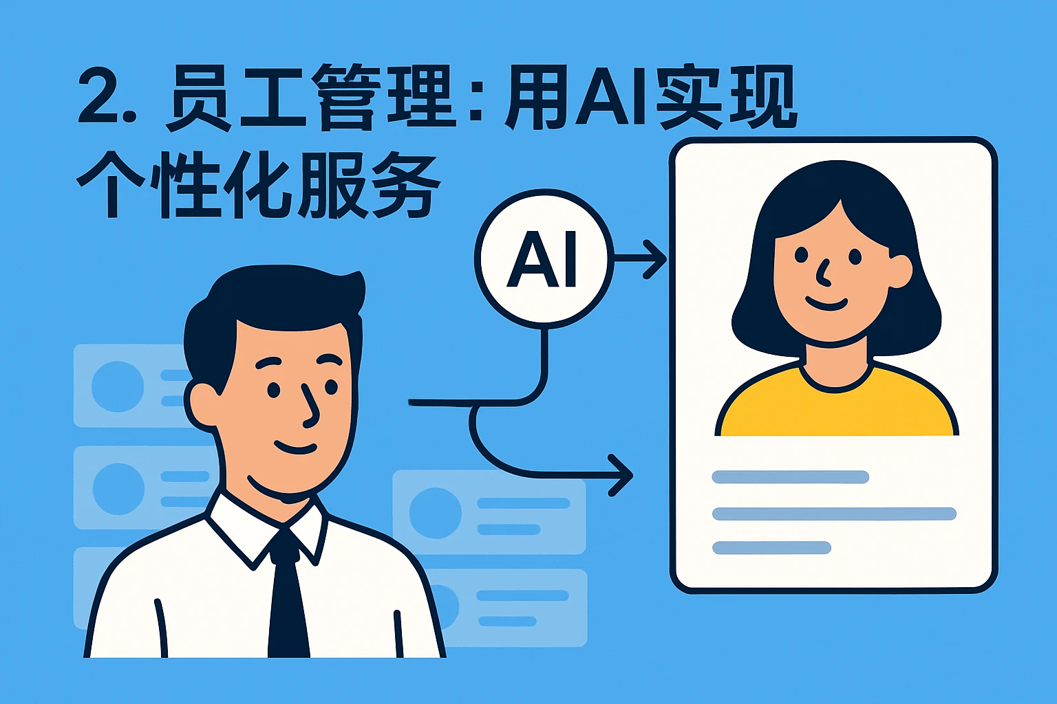 2. 员工管理：用AI实现个性化服务