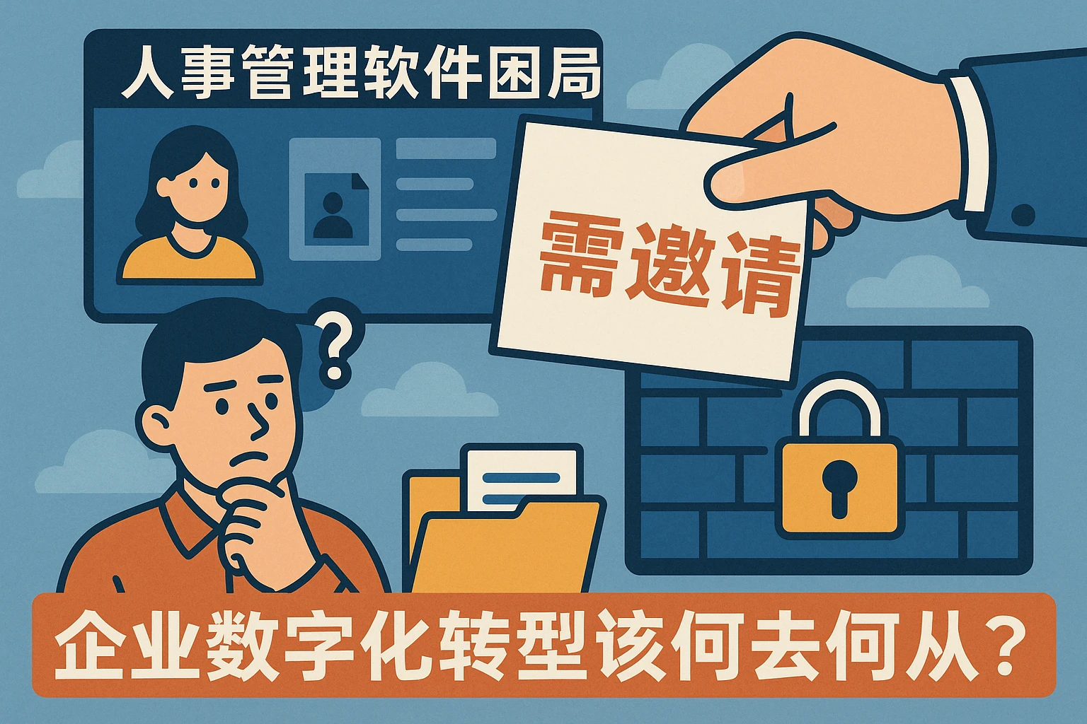 人事管理软件困局：资料领取需邀请，企业数字化转型该何去何从？