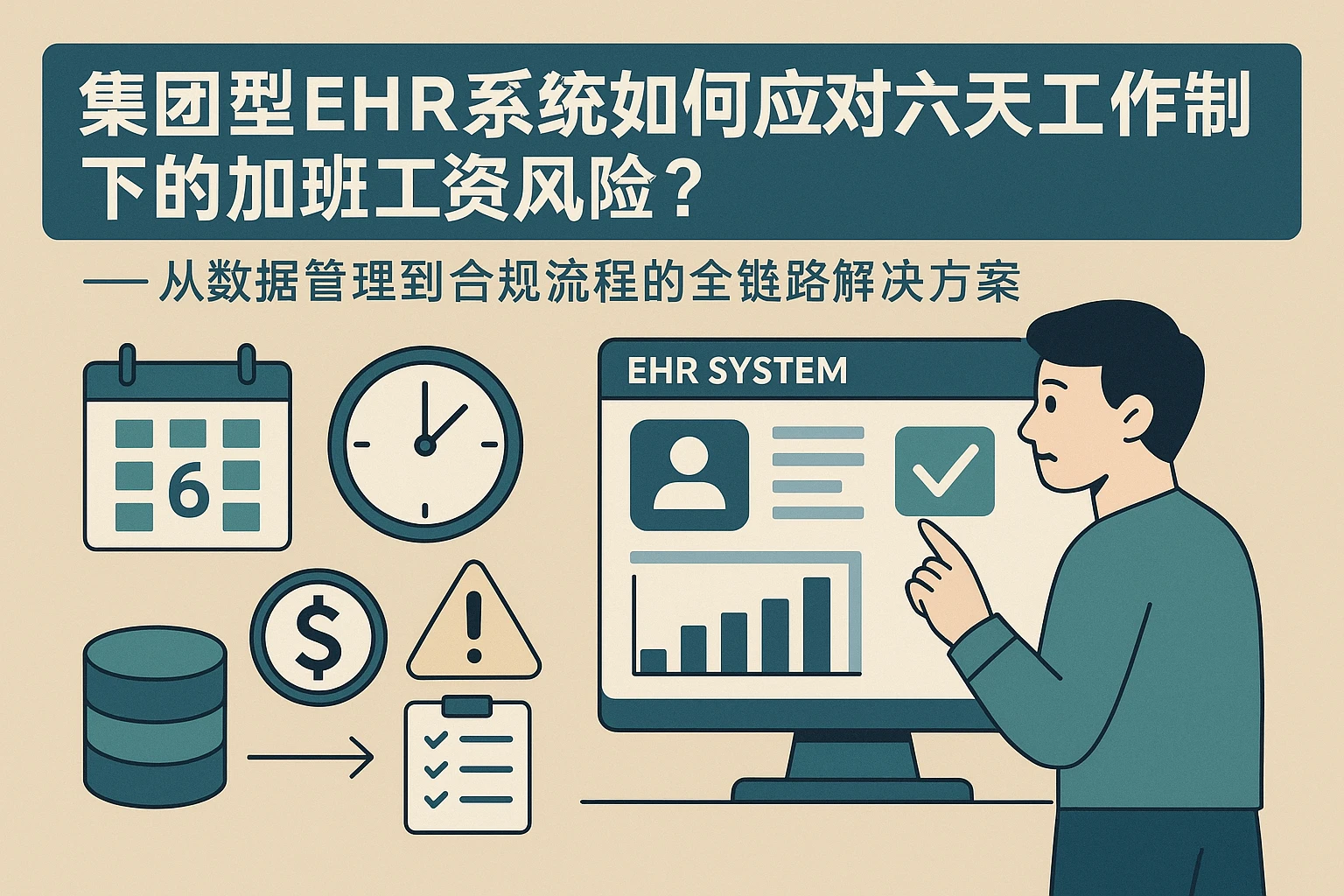 集团型EHR系统如何应对六天工作制下的加班工资风险？——从数据管理到合规流程的全链路解决方案