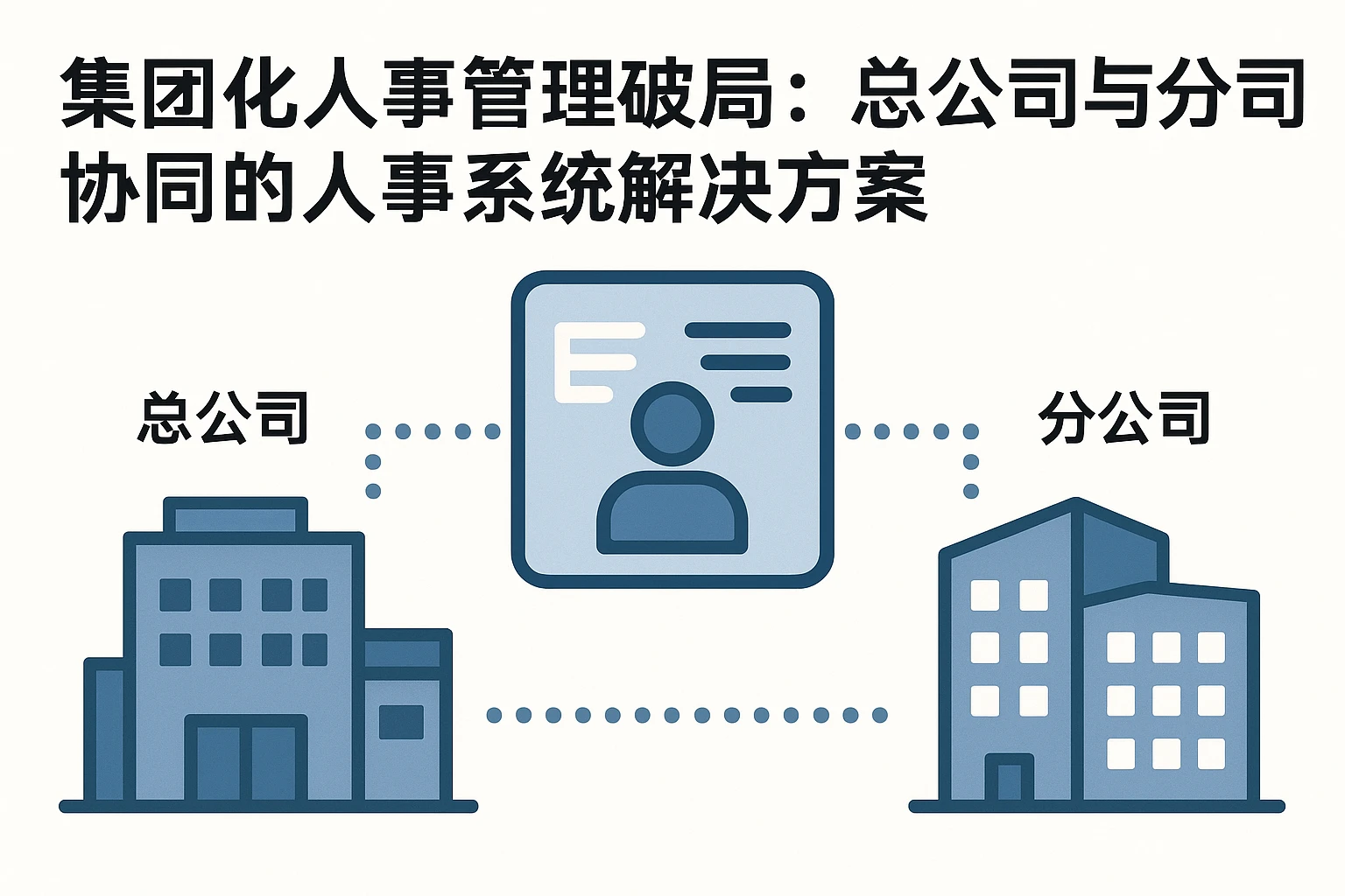 集团化人事管理破局：总公司与分公司协同的人事系统解决方案