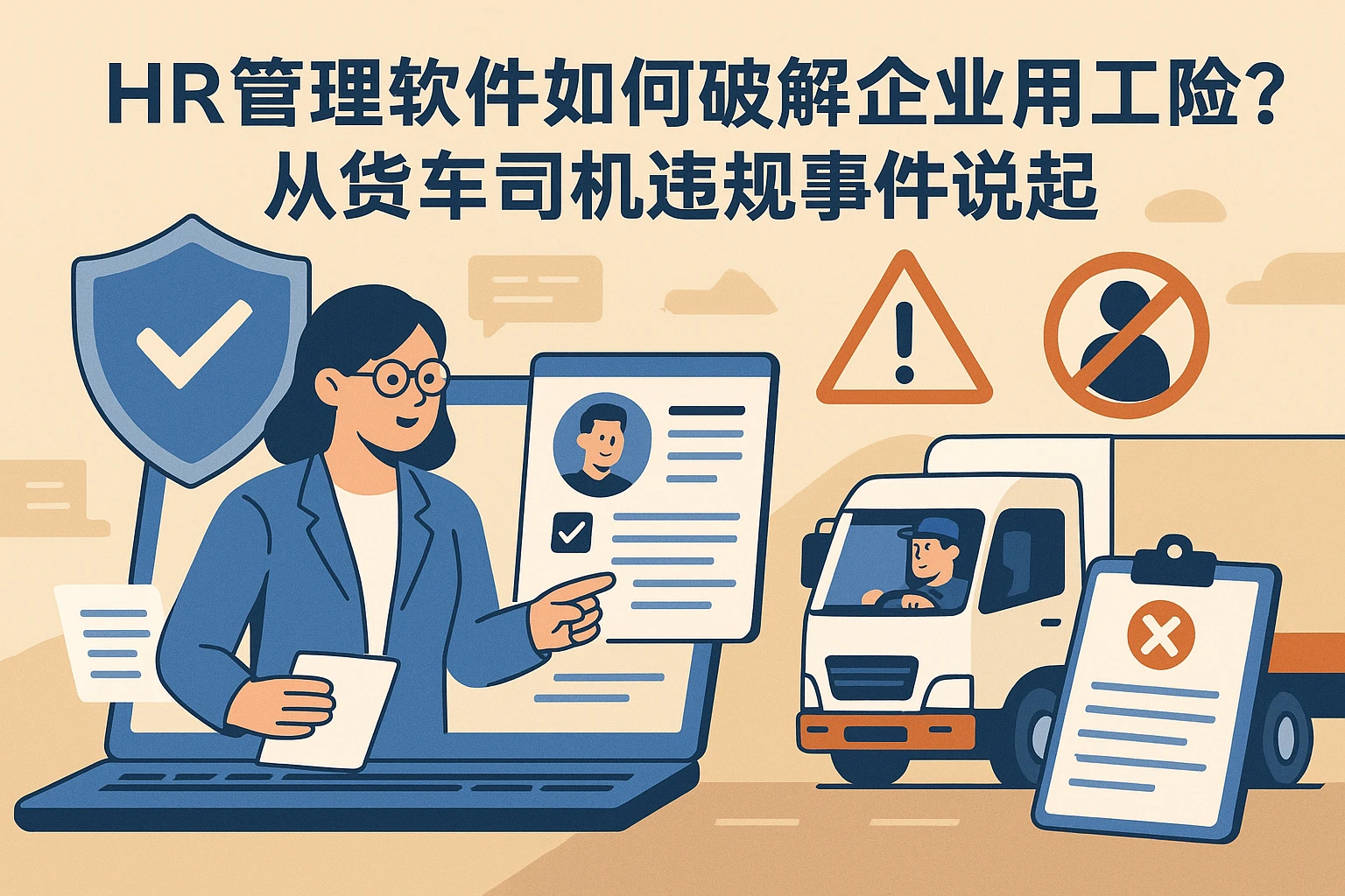 HR管理软件如何破解企业用工风险？从货车司机违规事件说起