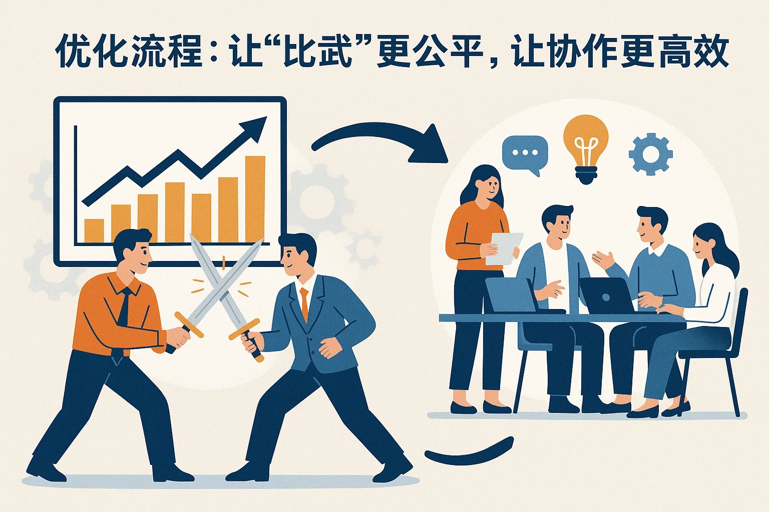 2. 优化流程：让“比武”更公平，让协作更高效