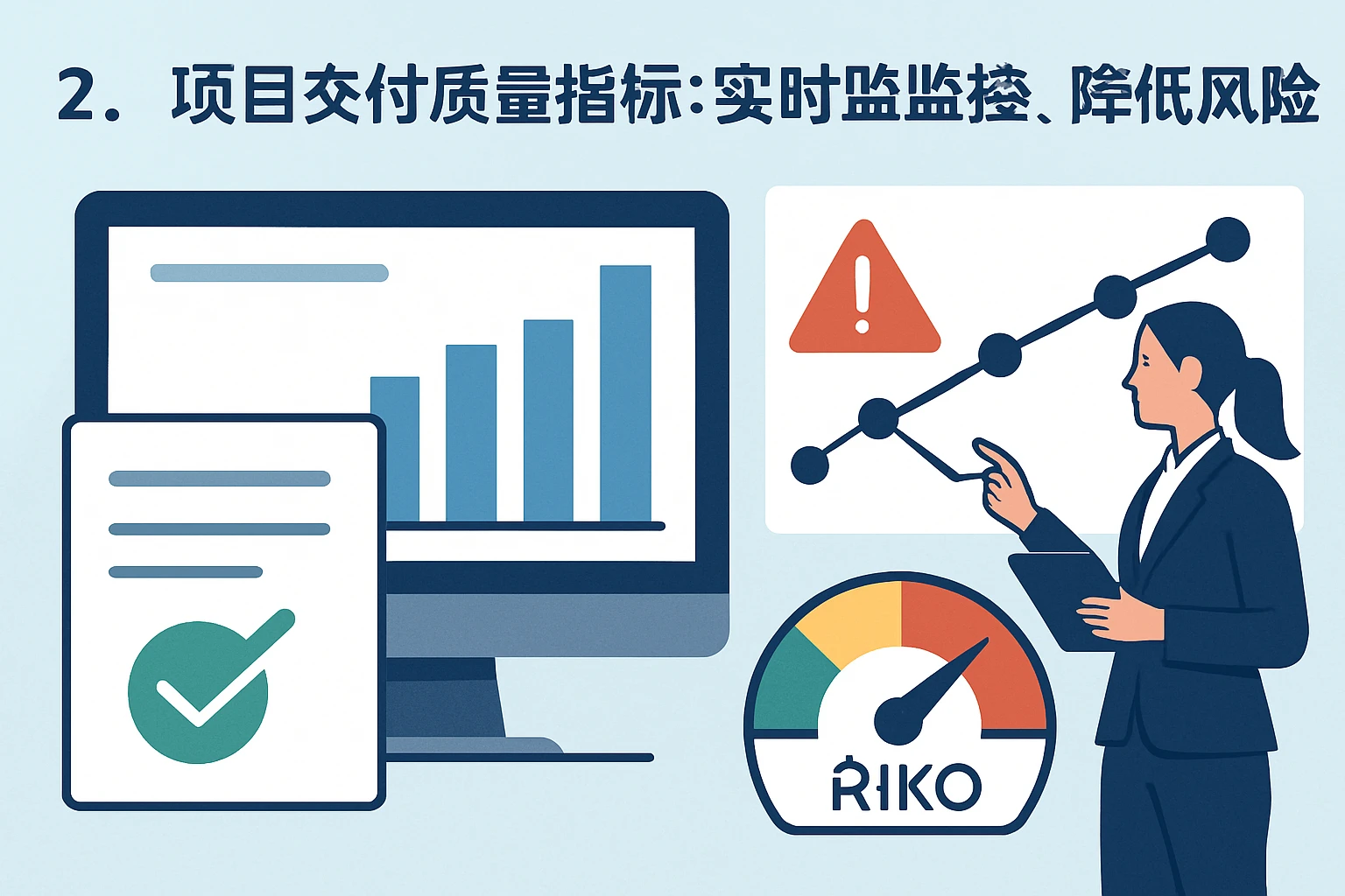 2. 项目交付质量指标：实时监控，降低风险