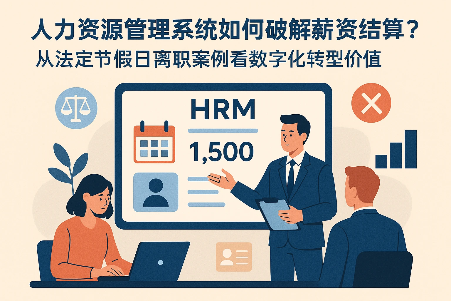 人力资源管理系统如何破解薪资结算痛点？从法定节假日离职案例看数字化转型价值