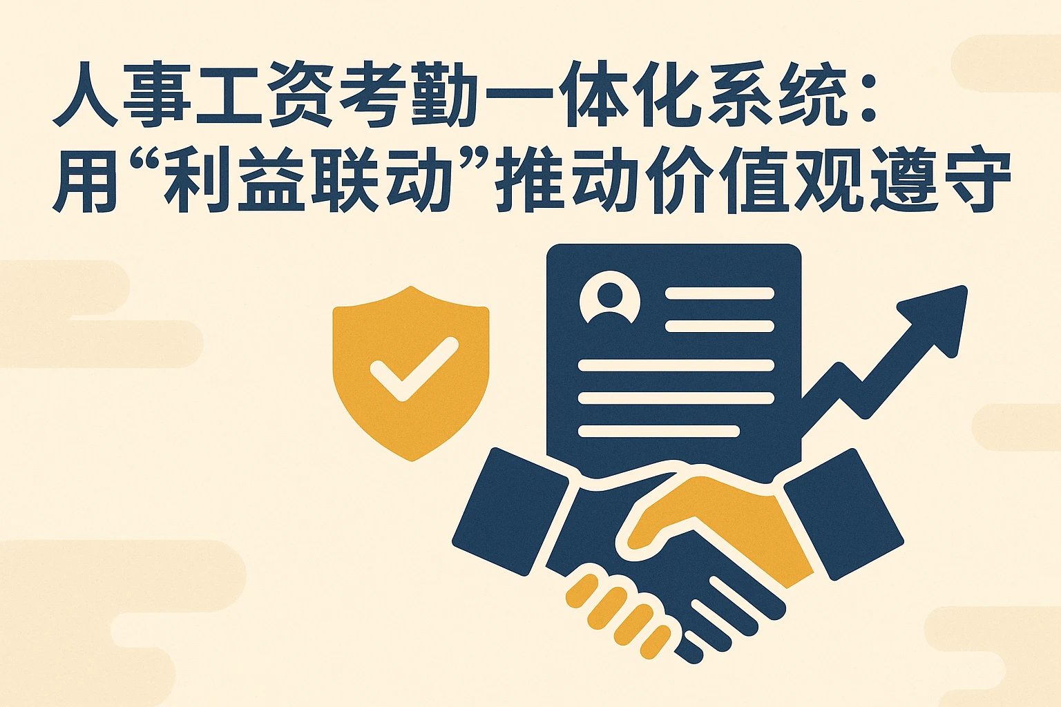 2. 人事工资考勤一体化系统：用“利益联动”推动价值观遵守