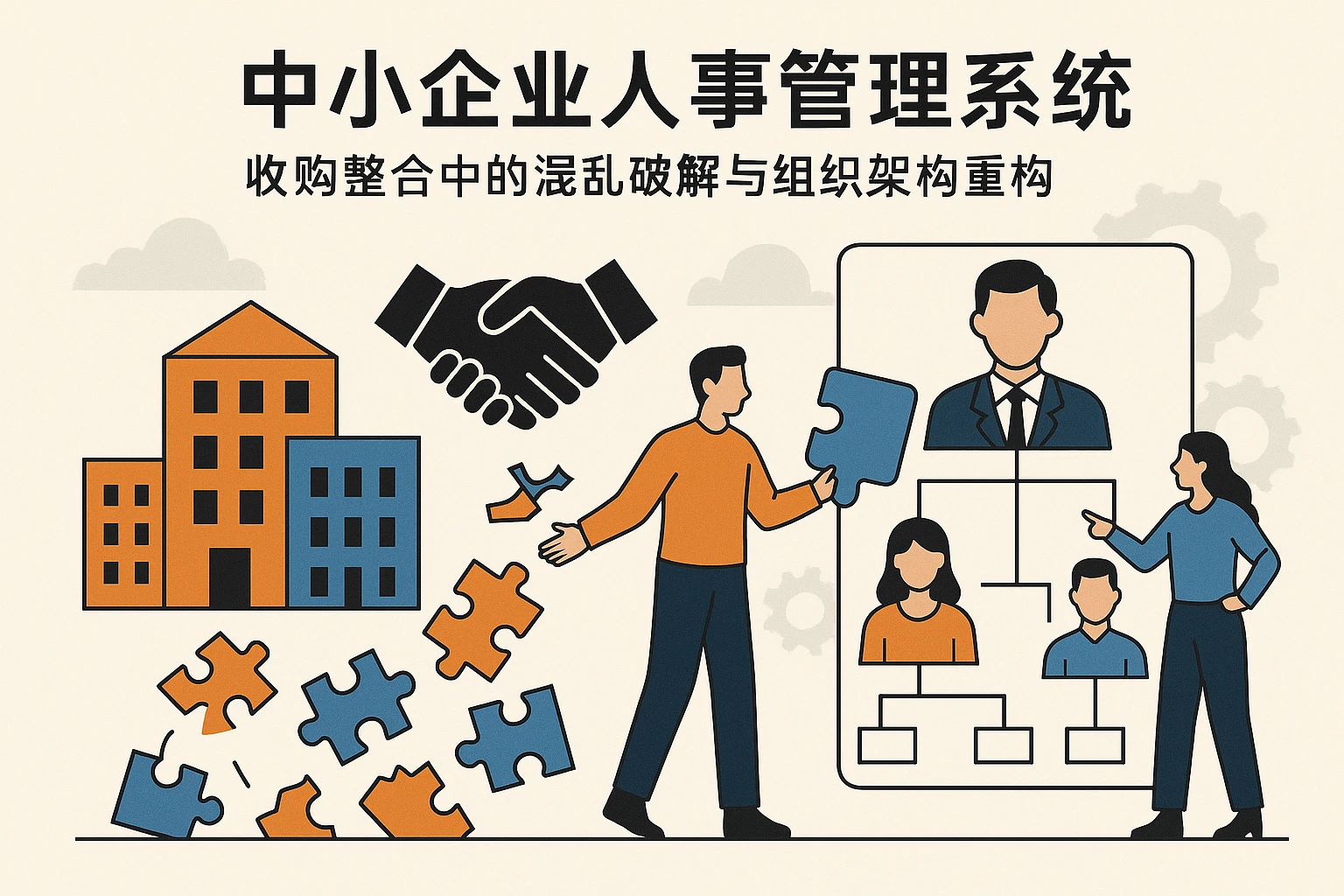 中小企业人事管理系统：收购整合中的混乱破解与组织架构重构