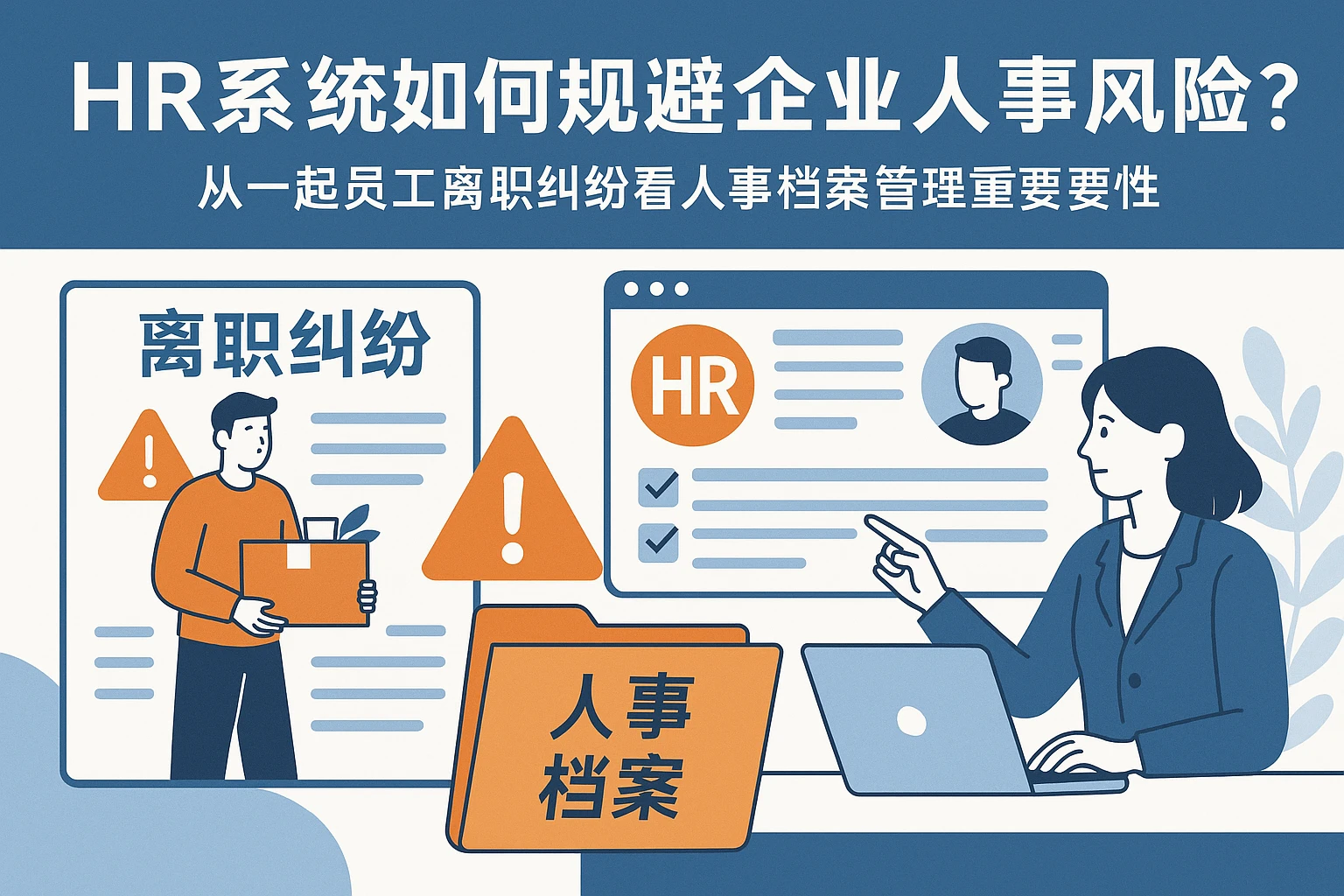 HR系统如何规避企业人事风险？从一起员工离职纠纷看人事档案管理的重要性