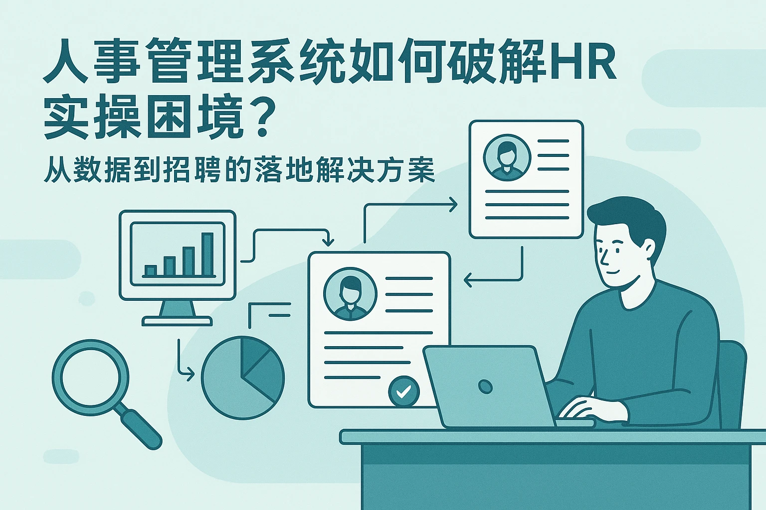 人事管理系统如何破解HR实操困境？从数据到招聘的落地解决方案