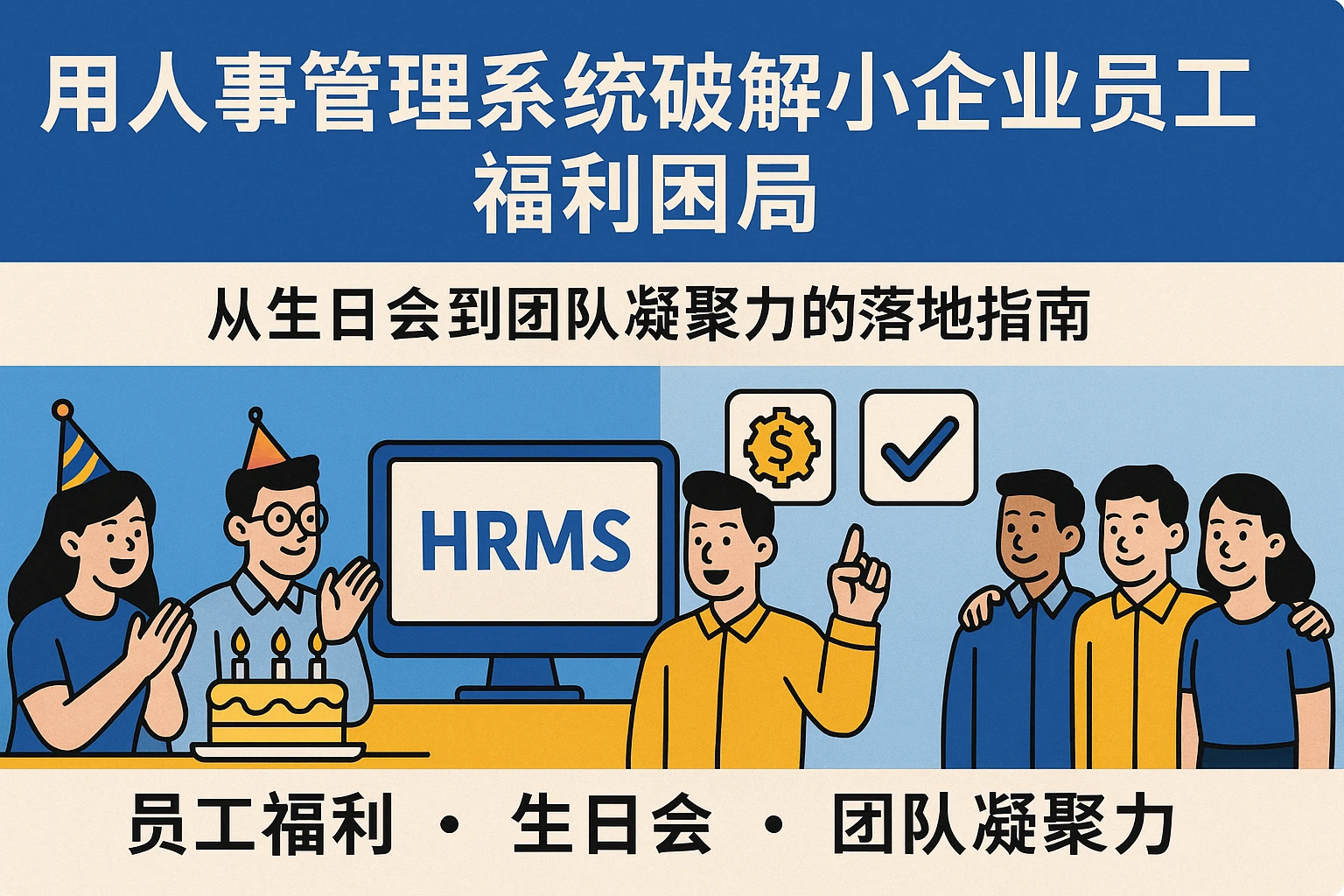用人事管理系统破解小企业员工福利困局:从生日会到团队凝聚力的落地指南