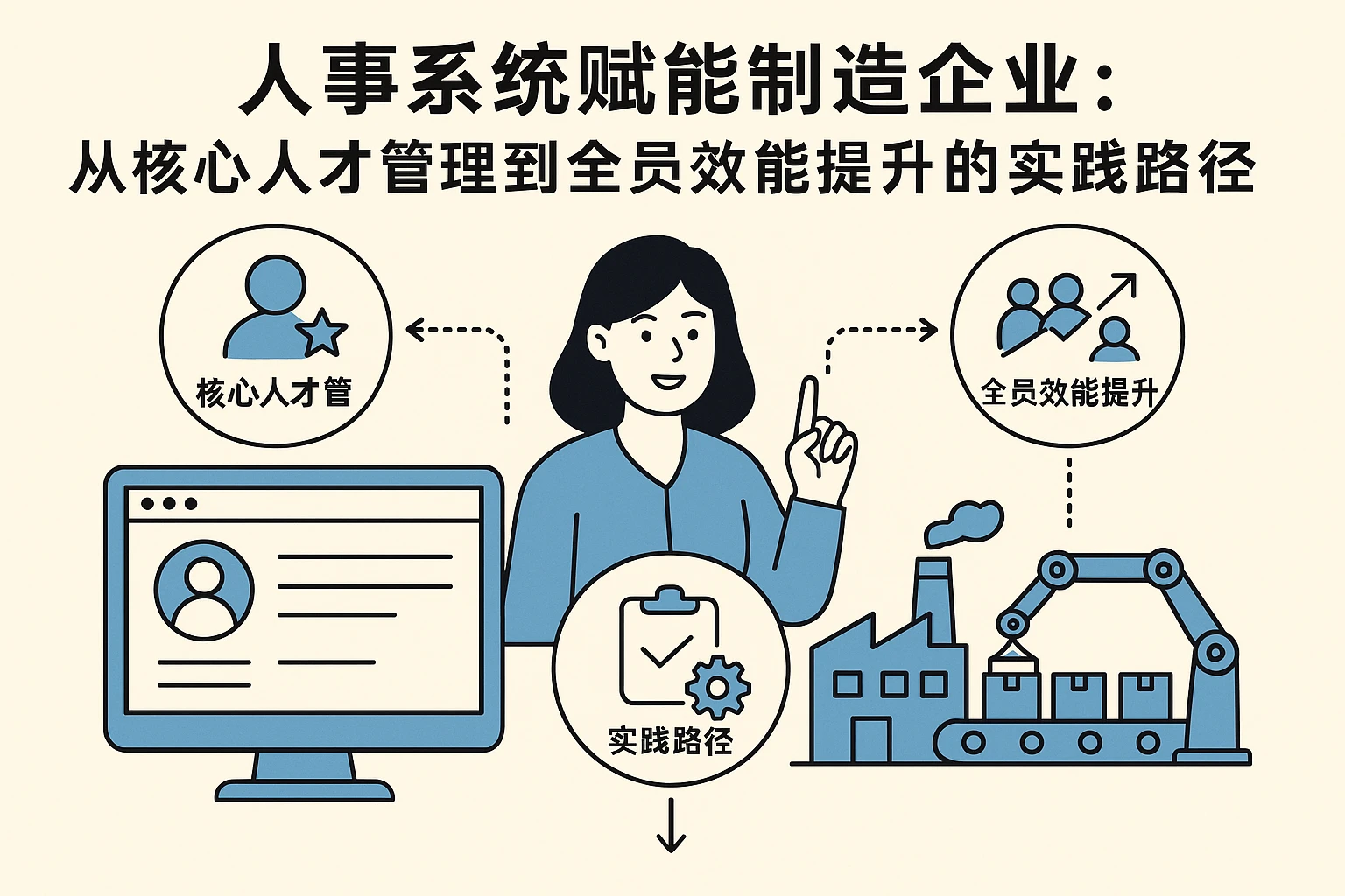 人事系统赋能制造企业：从核心人才管理到全员效能提升的实践路径