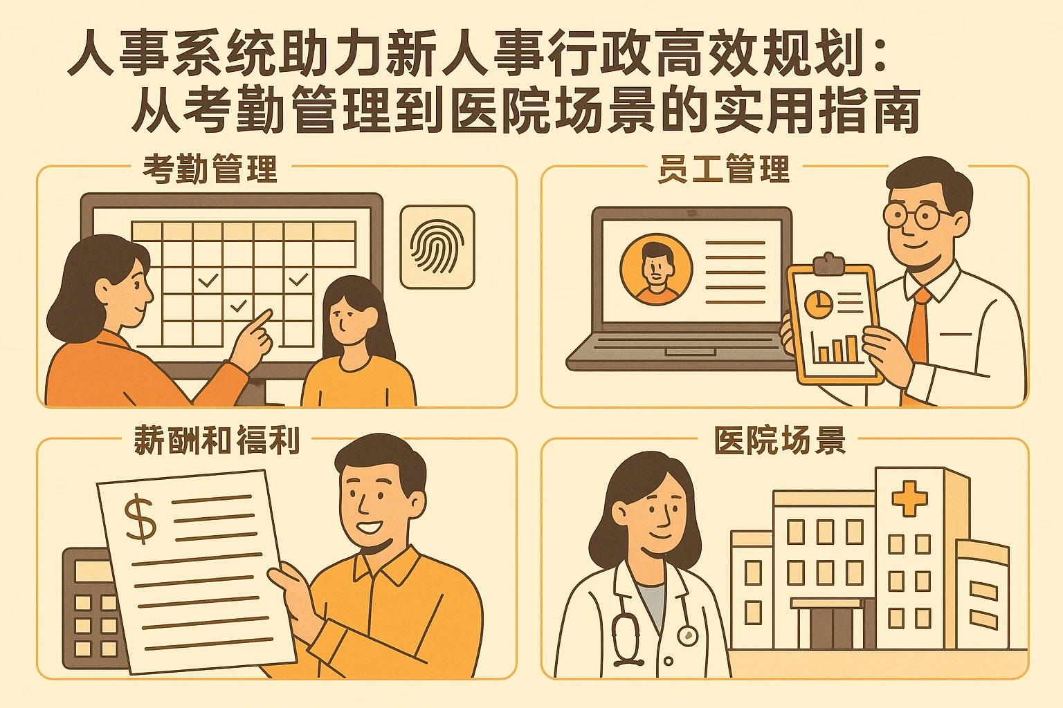 人事系统助力新人事行政高效规划：从考勤管理到医院场景的实用指南