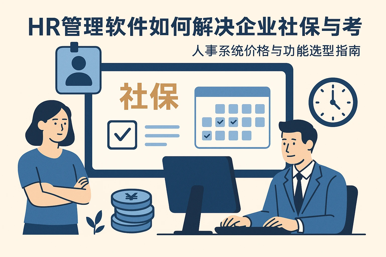 HR管理软件如何解决企业社保与考勤痛点？人事系统价格与功能选型指南