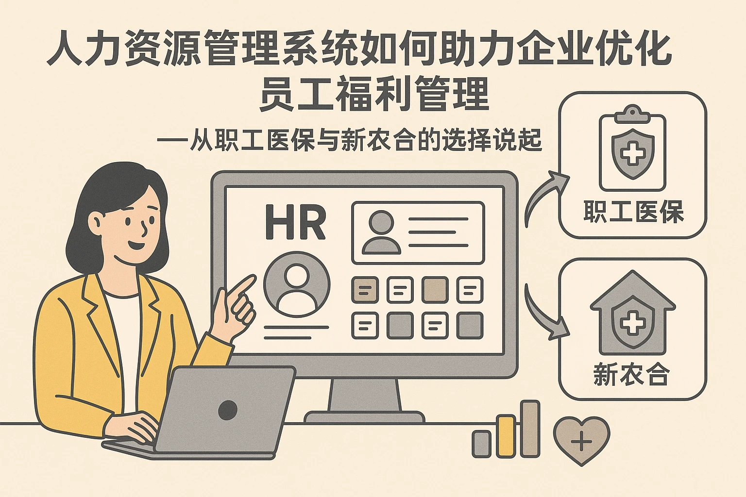 人力资源管理系统如何助力企业优化员工福利管理——从职工医保与新农合的选择说起