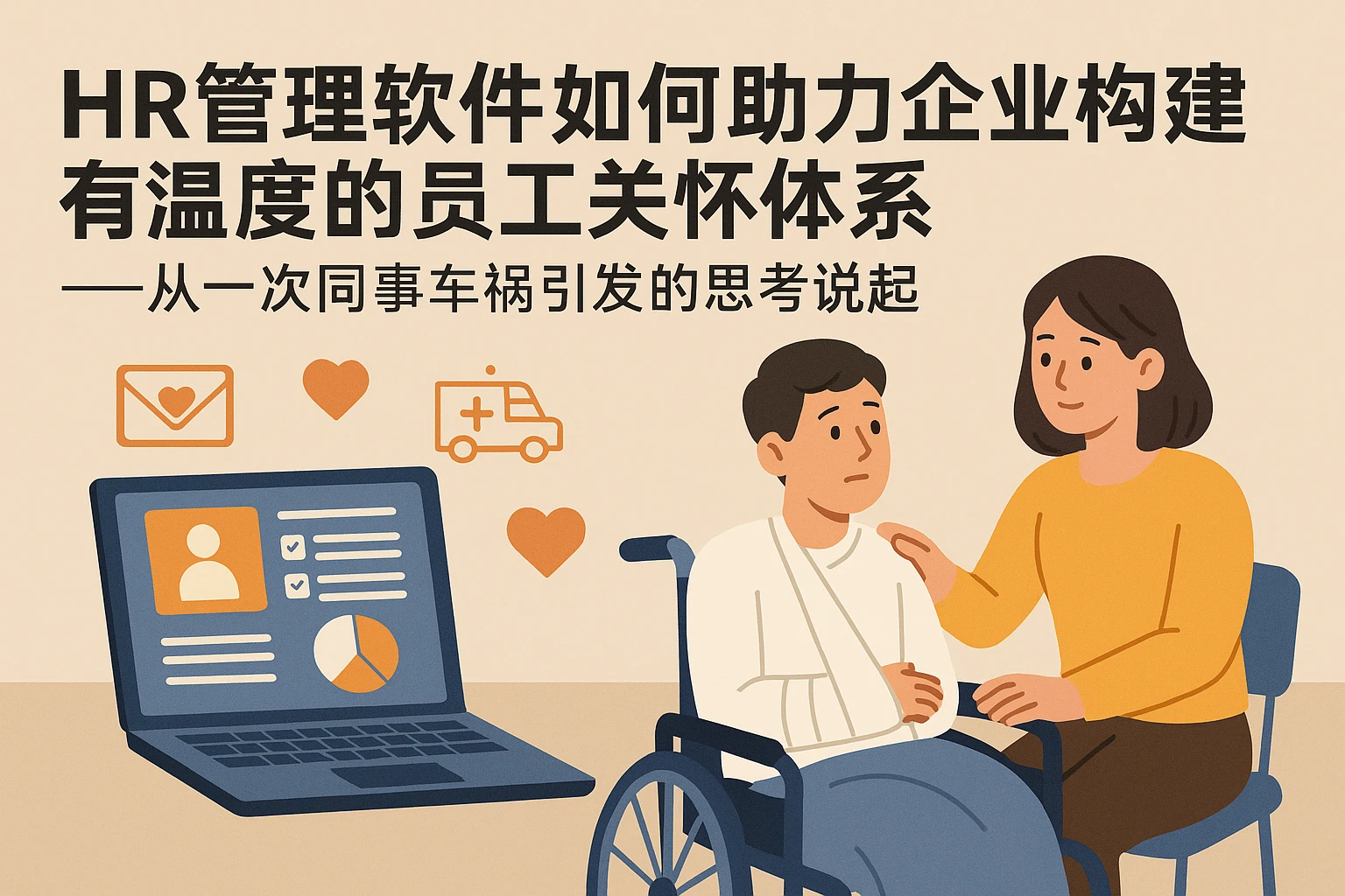 HR管理软件如何助力企业构建有温度的员工关怀体系——从一次同事车祸引发的思考说起