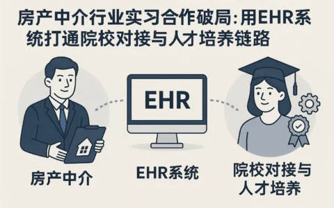 房产中介行业实习合作破局：用EHR系统打通院校对接与人才培养链路