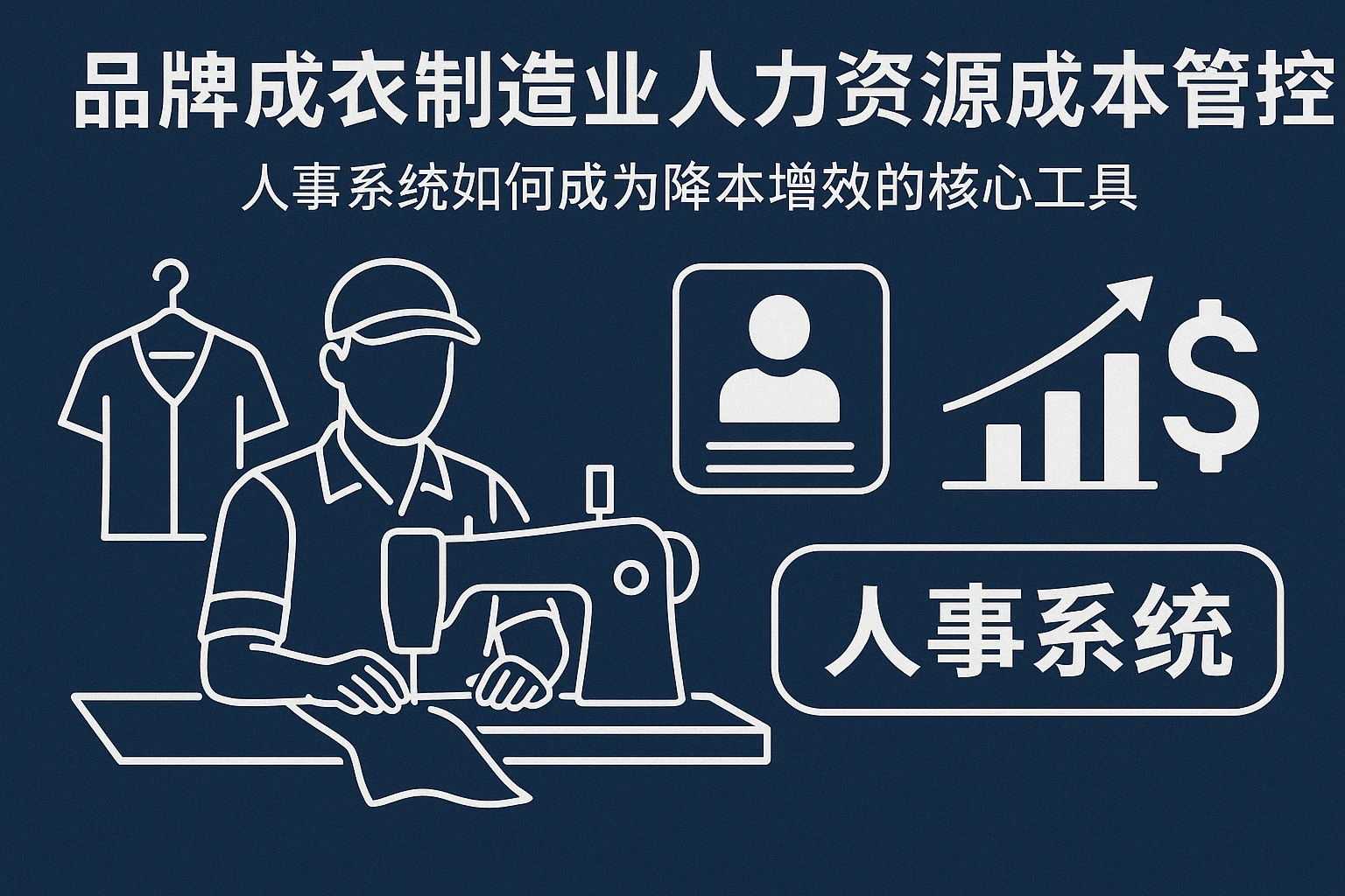 品牌成衣制造业人力资源成本管控：人事系统如何成为降本增效的核心工具