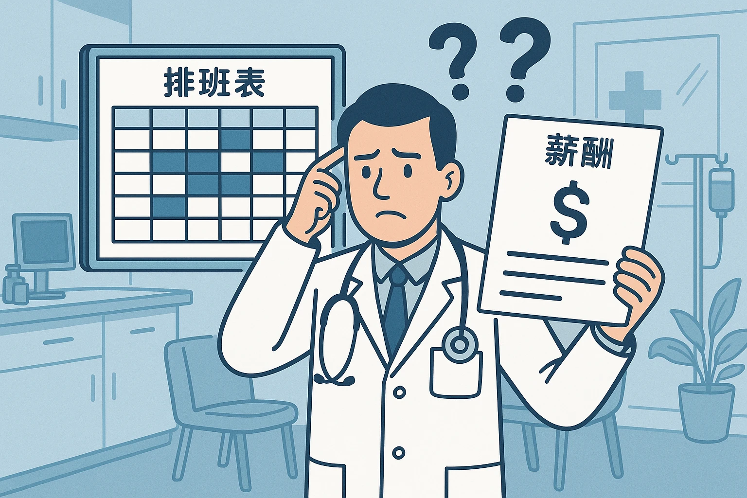 2. 医院场景的特殊困惑：排班与薪酬的双重挑战