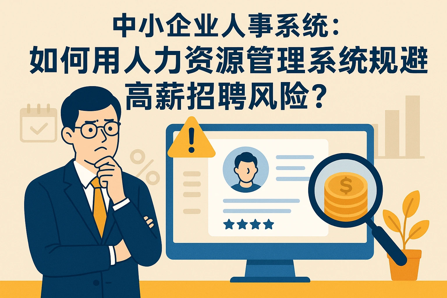 中小企业人事系统：如何用人力资源管理系统规避高薪招聘风险？