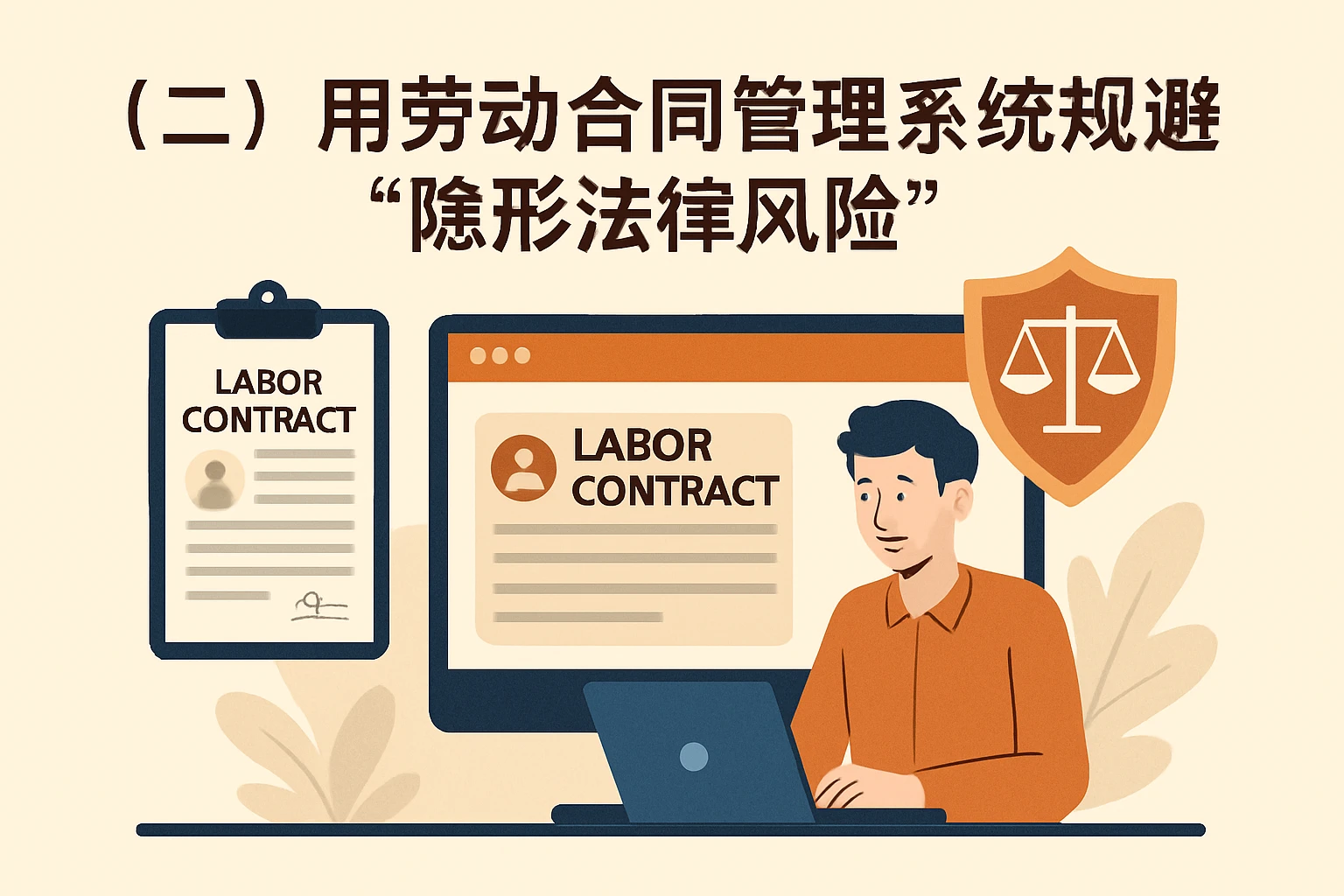 （二）用劳动合同管理系统规避“隐形法律风险”