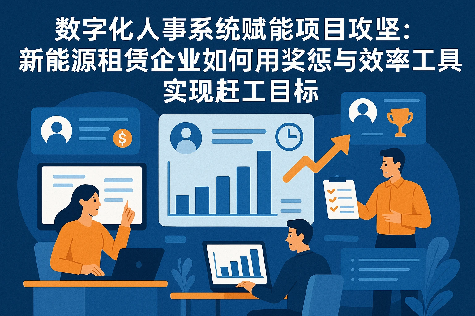 数字化人事系统赋能项目攻坚：新能源租赁企业如何用奖惩与效率工具实现赶工目标