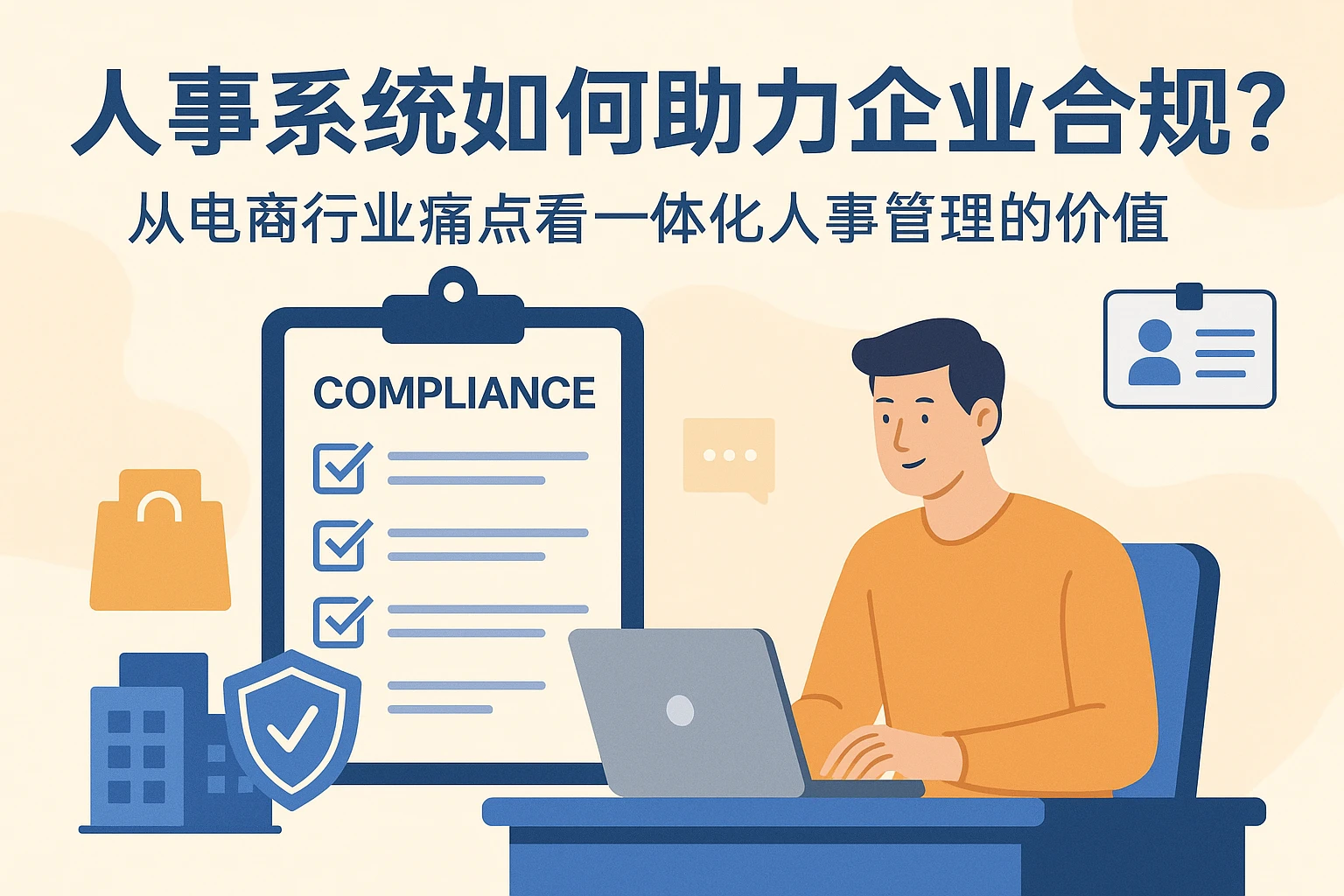 人事系统如何助力企业合规？从电商行业痛点看一体化人事管理的价值