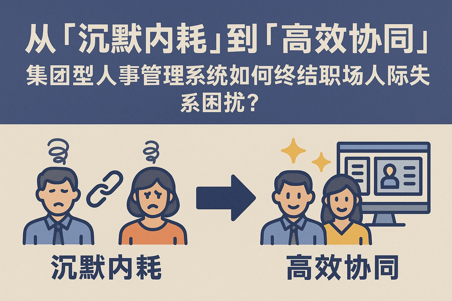 从“沉默内耗”到“高效协同”：集团型人事管理系统如何终结职场人际关系困扰？